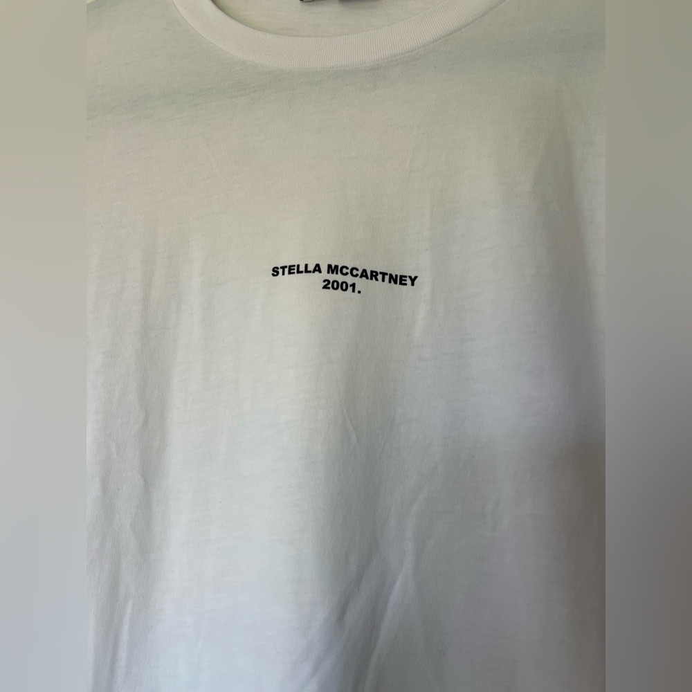 Stella McCartney White Short Sleeve Tee dress - Picture 10 of 10